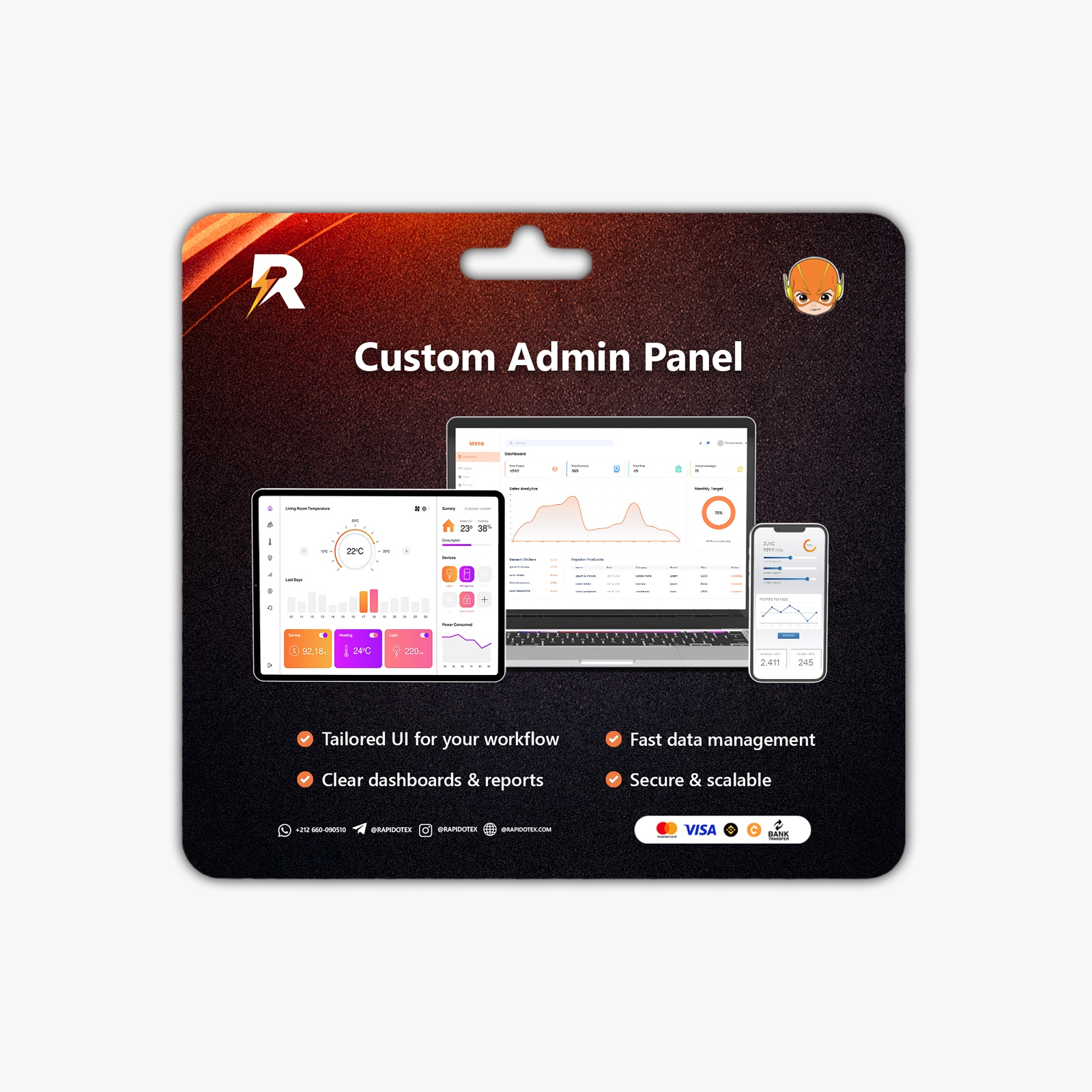 Custom Admin Panel